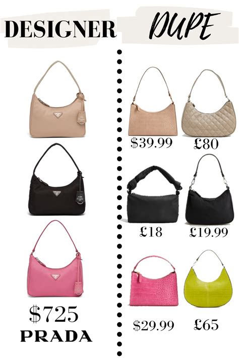 prada haarreif dupe|Prada triangle bag dupes.